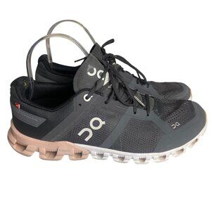 On Cloud Running Shoes Women's Size 8 Cloudflow Rock Rose Gray Mesh Active Gym
